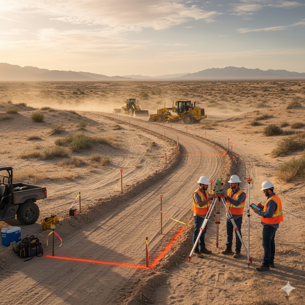 رصف الطريق بالأسفلت